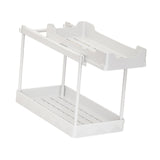 Maxbell Under Sink Organizer Rack Pull Out Storage Organizer for Kitchen Office Home Gray