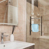 Maxbell Wood Towel Racks Hanging Ladder Hand Towel Rack for Farmhouse Hotel Bathroom coffee