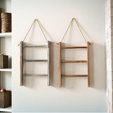 Maxbell Wood Towel Racks Hanging Ladder Hand Towel Rack for Farmhouse Hotel Bathroom coffee