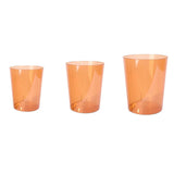 Maxbell Open Top Trash Can Kitchen Clear Rubbish Can for Restaurant Home Living Room S 6 L