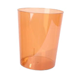 Maxbell Open Top Trash Can Kitchen Clear Rubbish Can for Restaurant Home Living Room S 6 L