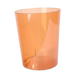 Maxbell Open Top Trash Can Kitchen Clear Rubbish Can for Restaurant Home Living Room S 6 L