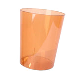 Maxbell Open Top Trash Can Kitchen Clear Rubbish Can for Restaurant Home Living Room S 6 L