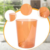 Maxbell Open Top Trash Can Kitchen Clear Rubbish Can for Restaurant Home Living Room L 10 L
