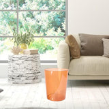 Maxbell Open Top Trash Can Kitchen Clear Rubbish Can for Restaurant Home Living Room L 10 L