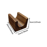 Maxbell Wooden Tacos Holder Multipurpose Divider Taco Platter for Counter Restaurant Single