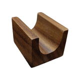 Maxbell Wooden Tacos Holder Multipurpose Divider Taco Platter for Counter Restaurant Single