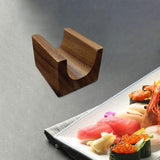 Maxbell Wooden Tacos Holder Multipurpose Divider Taco Platter for Counter Restaurant Single