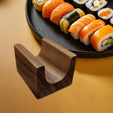 Maxbell Wooden Tacos Holder Multipurpose Divider Taco Platter for Counter Restaurant Single