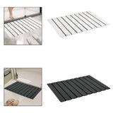 Maxbell Stone Bath Mat Compact Quick Drying Accessory for Entryway Countertop Indoor White