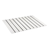 Maxbell Stone Bath Mat Compact Quick Drying Accessory for Entryway Countertop Indoor White