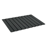 Maxbell Stone Bath Mat Compact Quick Drying Accessory for Entryway Countertop Indoor Black
