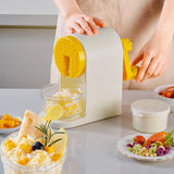 Maxbell Manual Ice Crusher Easy to Clean Ice Shaver Machine for Home Outdoor Camping