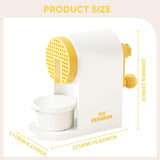 Maxbell Manual Ice Crusher Easy to Clean Ice Shaver Machine for Home Outdoor Camping