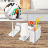 Maxbell Paper Cups and Lid Holder 3 in 1 Side Mount Bracket for Office Bridal Shower