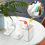 Maxbell Paper Cups and Lid Holder 3 in 1 Side Mount Bracket for Office Bridal Shower