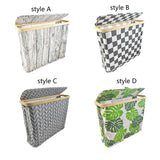 Maxbell Toilet Paper Basket Convenient Tissue Storage Basket for RV Cabinet Bathroom Style A
