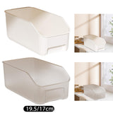 Maxbell Pantry Organizer Desktop Organizer Pantry Storage for Bedrooms Office Closet White L