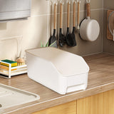 Maxbell Pantry Organizer Desktop Organizer Pantry Storage for Bedrooms Office Closet White L