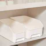 Maxbell Pantry Organizer Desktop Organizer Pantry Storage for Bedrooms Office Closet White L