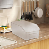 Maxbell Pantry Organizer Desktop Organizer Pantry Storage for Bedrooms Office Closet Clear L