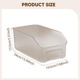 Maxbell Pantry Organizer Desktop Organizer Pantry Storage for Bedrooms Office Closet Clear L