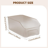 Maxbell Pantry Organizer Desktop Organizer Pantry Storage for Bedrooms Office Closet Clear S