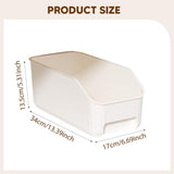 Maxbell Pantry Organizer Desktop Organizer Pantry Storage for Bedrooms Office Closet White S
