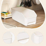 Maxbell Pantry Organizer Desktop Organizer Pantry Storage for Bedrooms Office Closet White S