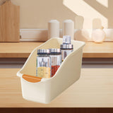Maxbell Kitchen Cabinet Organizer Bin Versatile Container for Cabinet Office Kitchen Low Cream Yellow S
