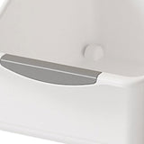 Maxbell Kitchen Cabinet Organizer Bin Versatile Container for Cabinet Office Kitchen Low White L