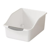 Maxbell Kitchen Cabinet Organizer Bin Versatile Container for Cabinet Office Kitchen Low White L