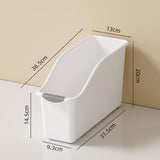 Maxbell Kitchen Cabinet Organizer Bin Versatile Container for Cabinet Office Kitchen High White S