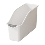 Maxbell Kitchen Cabinet Organizer Bin Versatile Container for Cabinet Office Kitchen High White S