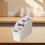 Maxbell Kitchen Cabinet Organizer Bin Versatile Container for Cabinet Office Kitchen High White S