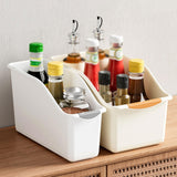 Maxbell Kitchen Cabinet Organizer Bin Versatile Container for Cabinet Office Kitchen High White S