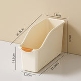 Maxbell Kitchen Cabinet Organizer Bin Versatile Container for Cabinet Office Kitchen High Cream Yellow S