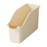 Maxbell Kitchen Cabinet Organizer Bin Versatile Container for Cabinet Office Kitchen High Cream Yellow S
