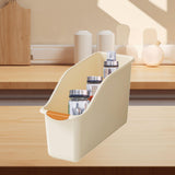Maxbell Kitchen Cabinet Organizer Bin Versatile Container for Cabinet Office Kitchen High Cream Yellow S