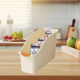 Maxbell Kitchen Cabinet Organizer Bin Versatile Container for Cabinet Office Kitchen High Cream Yellow S
