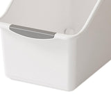 Maxbell Kitchen Cabinet Organizer Bin Versatile Container for Cabinet Office Kitchen High White L