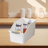 Maxbell Kitchen Cabinet Organizer Bin Versatile Container for Cabinet Office Kitchen High White L