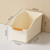 Maxbell Kitchen Cabinet Organizer Bin Versatile Container for Cabinet Office Kitchen High Cream Yellow L