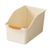 Maxbell Kitchen Cabinet Organizer Bin Versatile Container for Cabinet Office Kitchen High Cream Yellow L