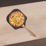Maxbell Pizza Peel Aluminum with Wooden Handle Pizza Server for Kitchen Pastry Bread