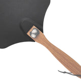 Maxbell Pizza Peel Aluminum with Wooden Handle Pizza Server for Kitchen Pastry Bread