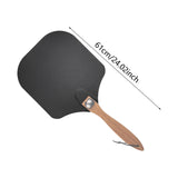 Maxbell Pizza Peel Aluminum with Wooden Handle Pizza Server for Kitchen Pastry Bread