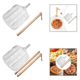Maxbell Pizza Peel Oven Accessories Practical Kitchen Utensils Aluminum Pizza Paddle Total length 89.5cm