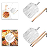 Maxbell Pizza Peel Oven Accessories Practical Kitchen Utensils Aluminum Pizza Paddle Total length 89.5cm