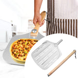 Maxbell Pizza Peel Oven Accessories Practical Kitchen Utensils Aluminum Pizza Paddle Total length 89.5cm